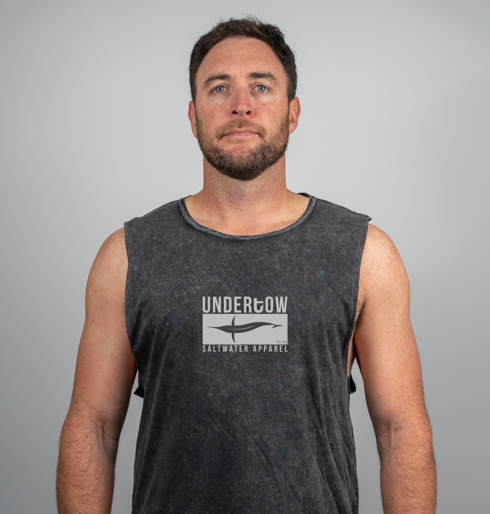 Undertow Stone Wash Tank Singlet