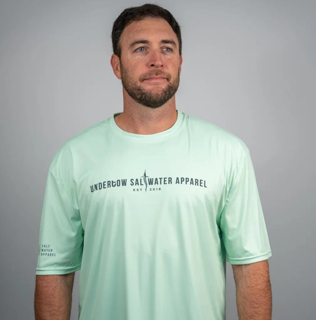 Undertow Cool Mint Short Sleeve Fishing Shirt