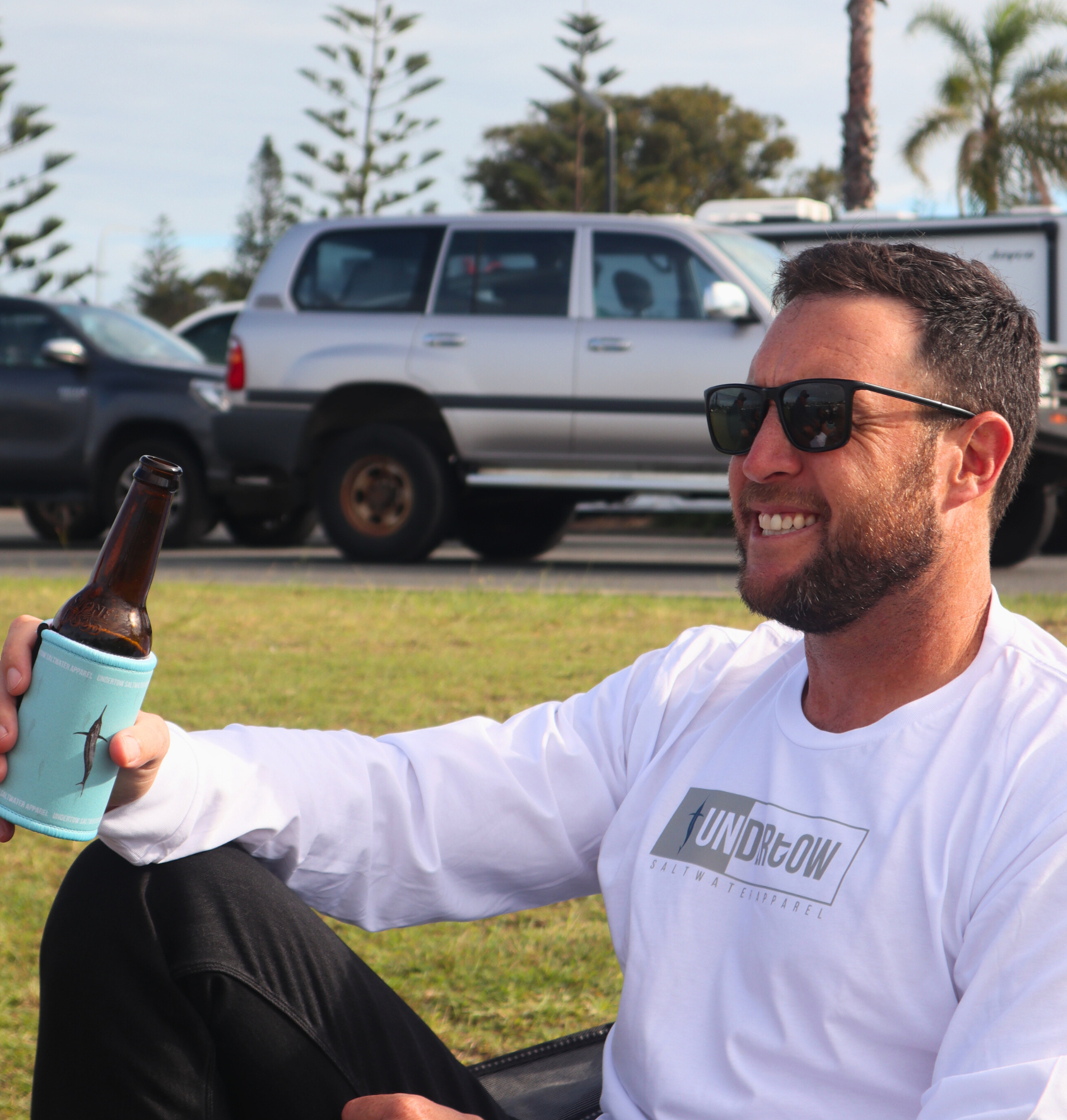 Undertow Hooked On Blue Long Sleeve Tee