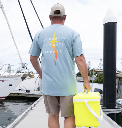 Neon Current Tee - Sunrise