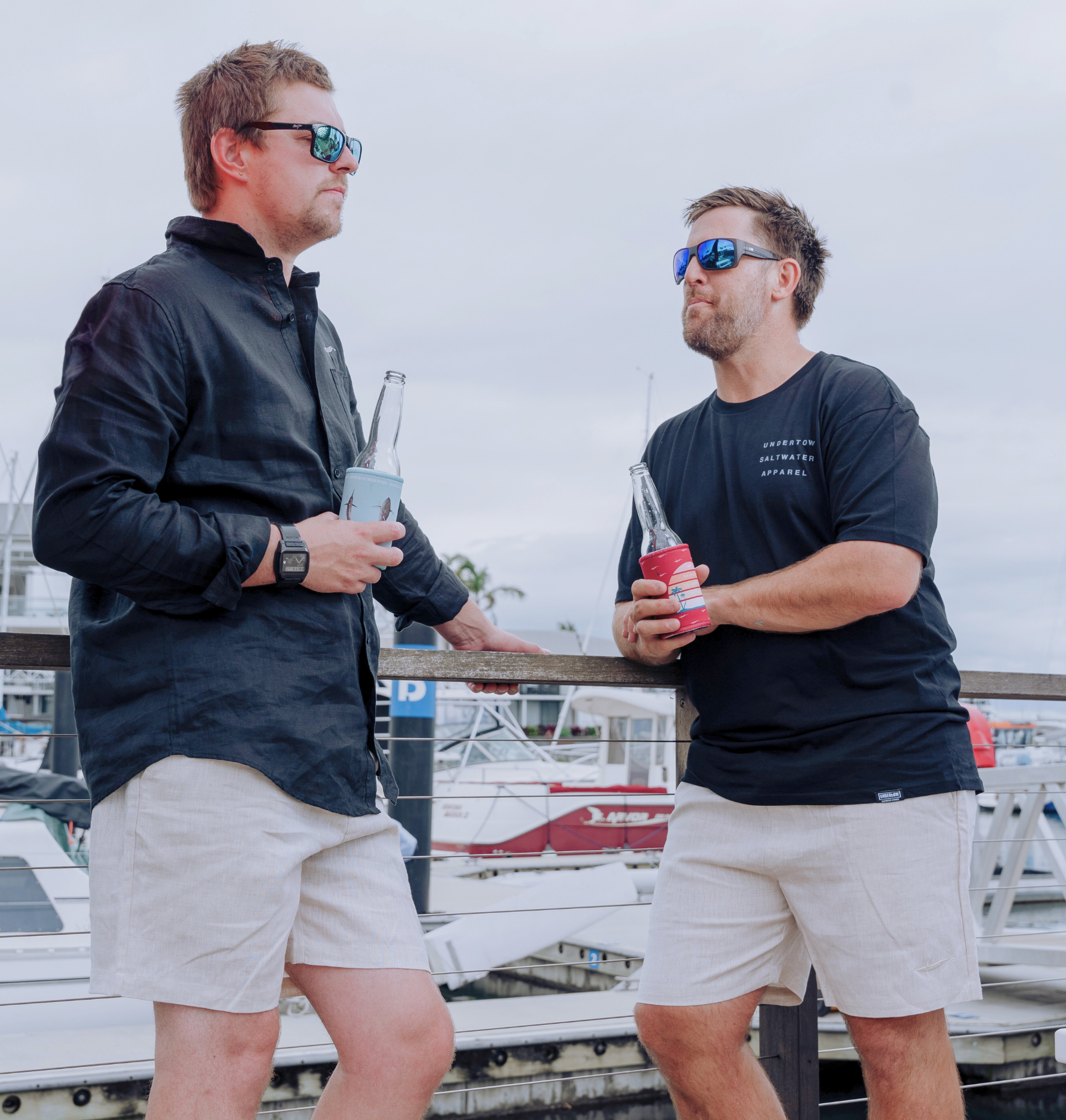 Undertow Linen Shorts - Mens