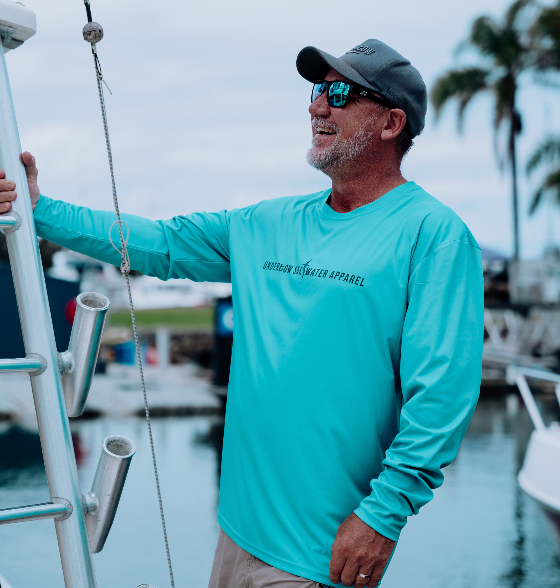 Undertow Turquoise Tides Fishing Shirt