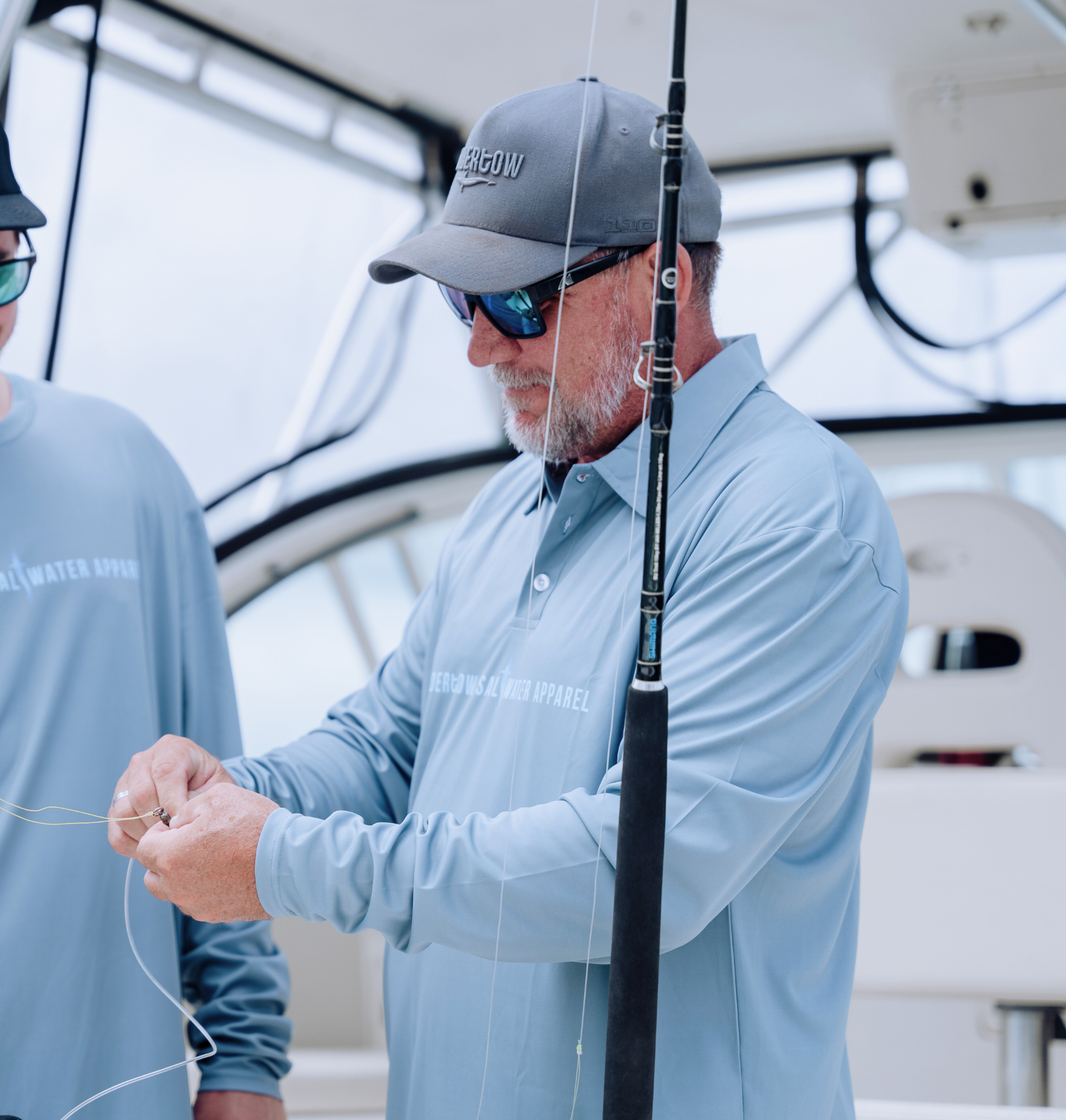 Undertow Stormy Seas Fishing Shirt Collared