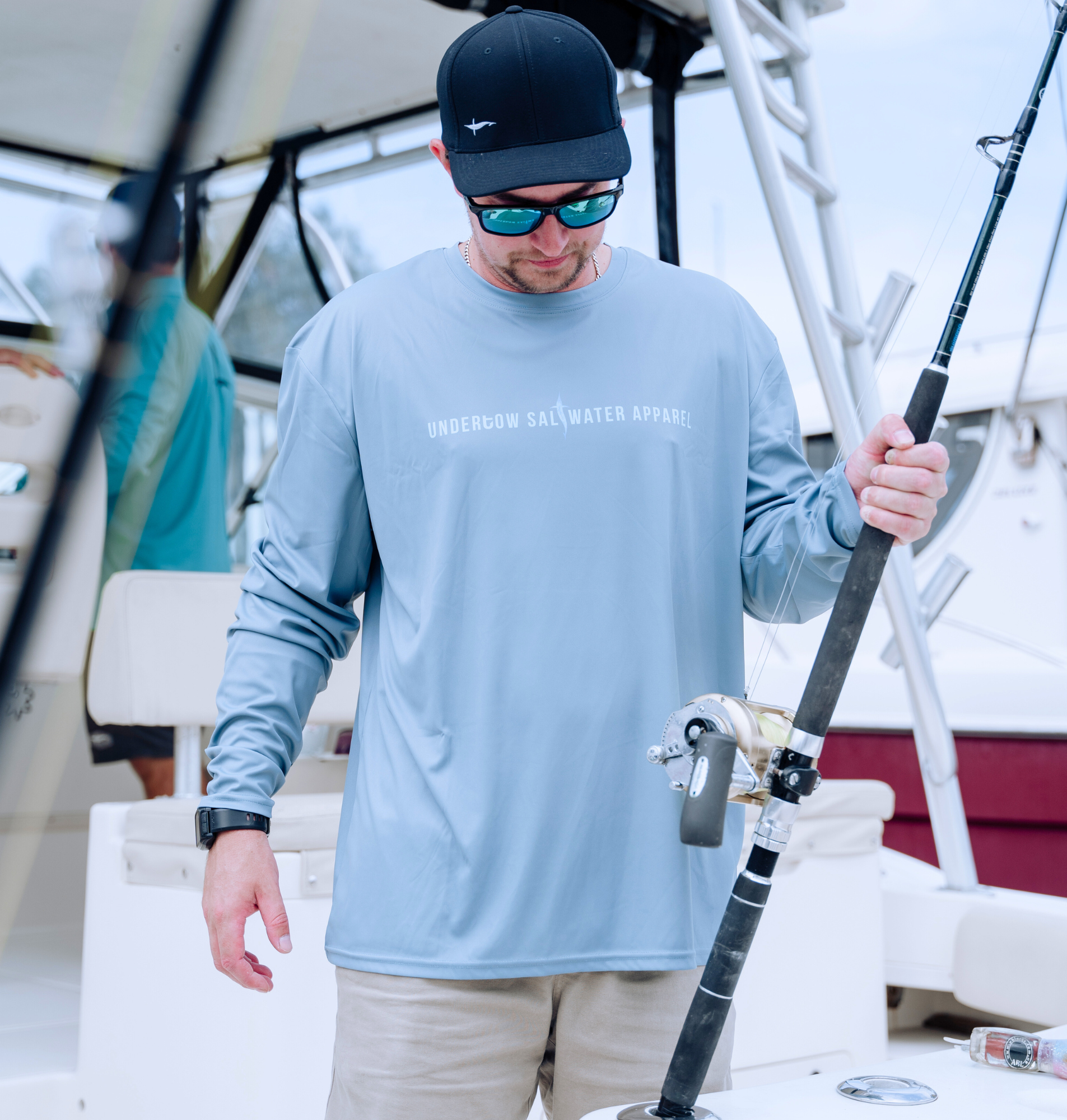 Undertow Stormy Seas Fishing Shirt