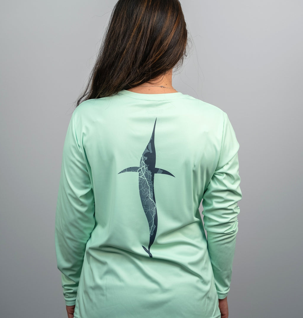Undertow Cool Mint UV Fishing Shirt Womens