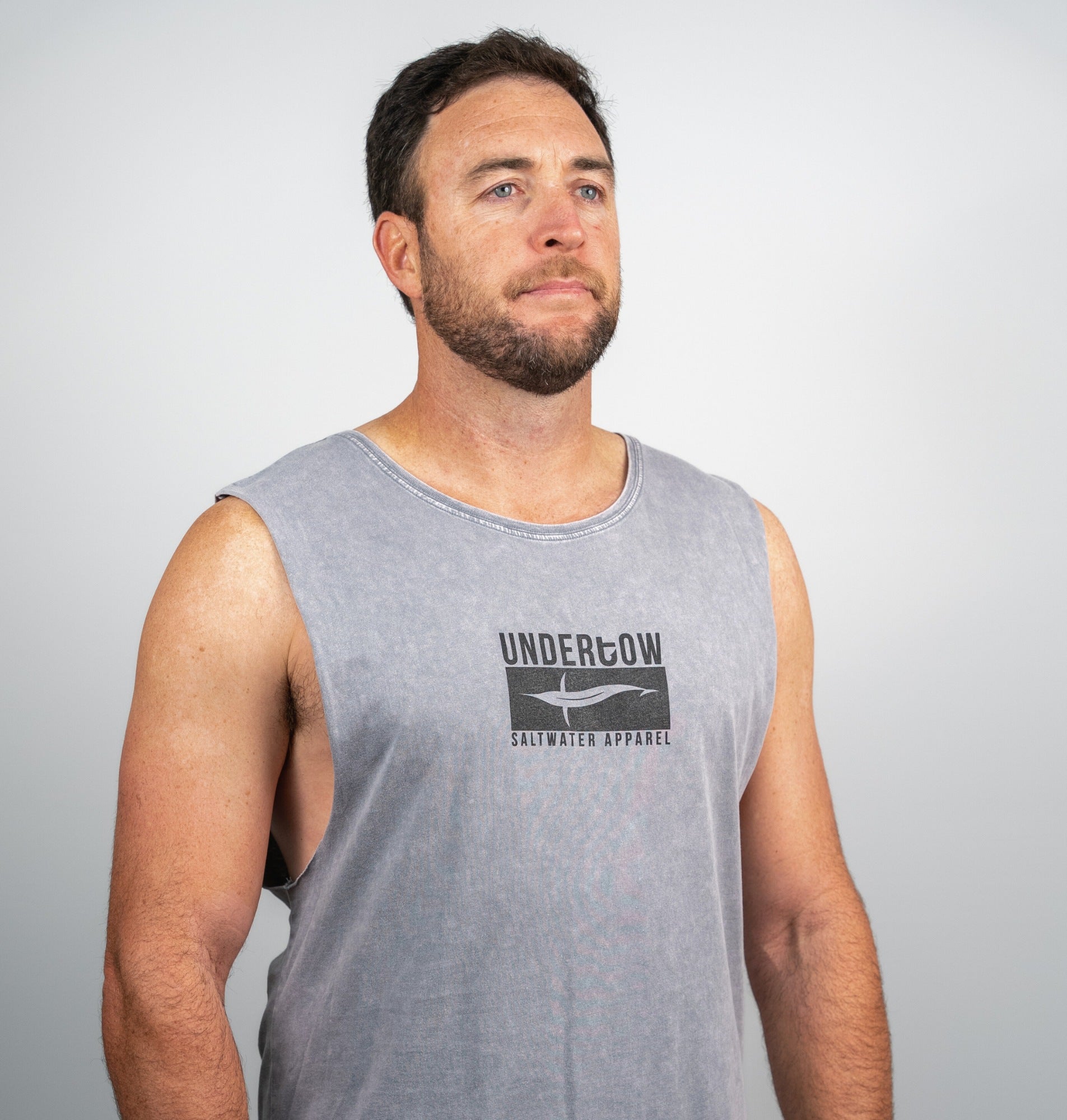 Undertow Stone Wash Tank Singlet