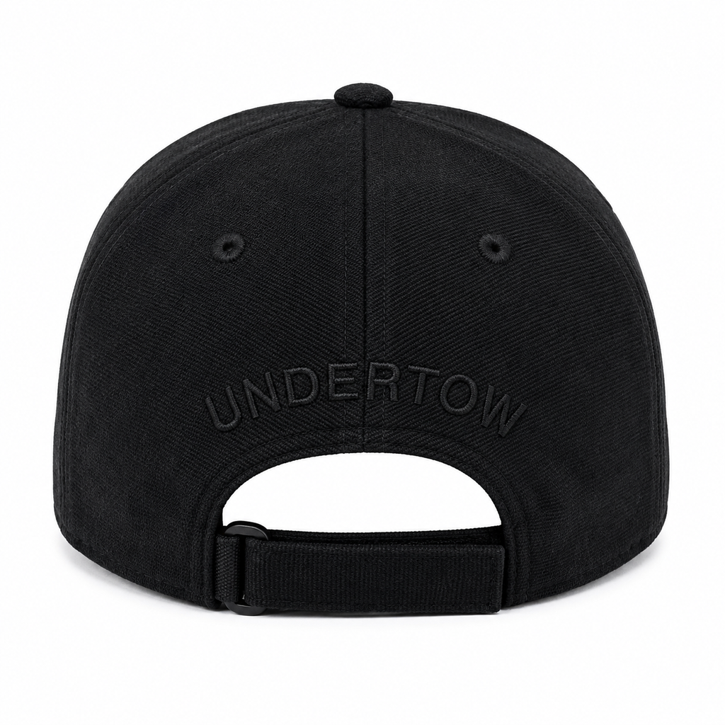 Undertow Water Resistant Cool Dry FlexFit Cap - Black