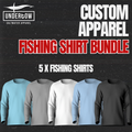 Custom Fishing Shirt Bundle - x 5
