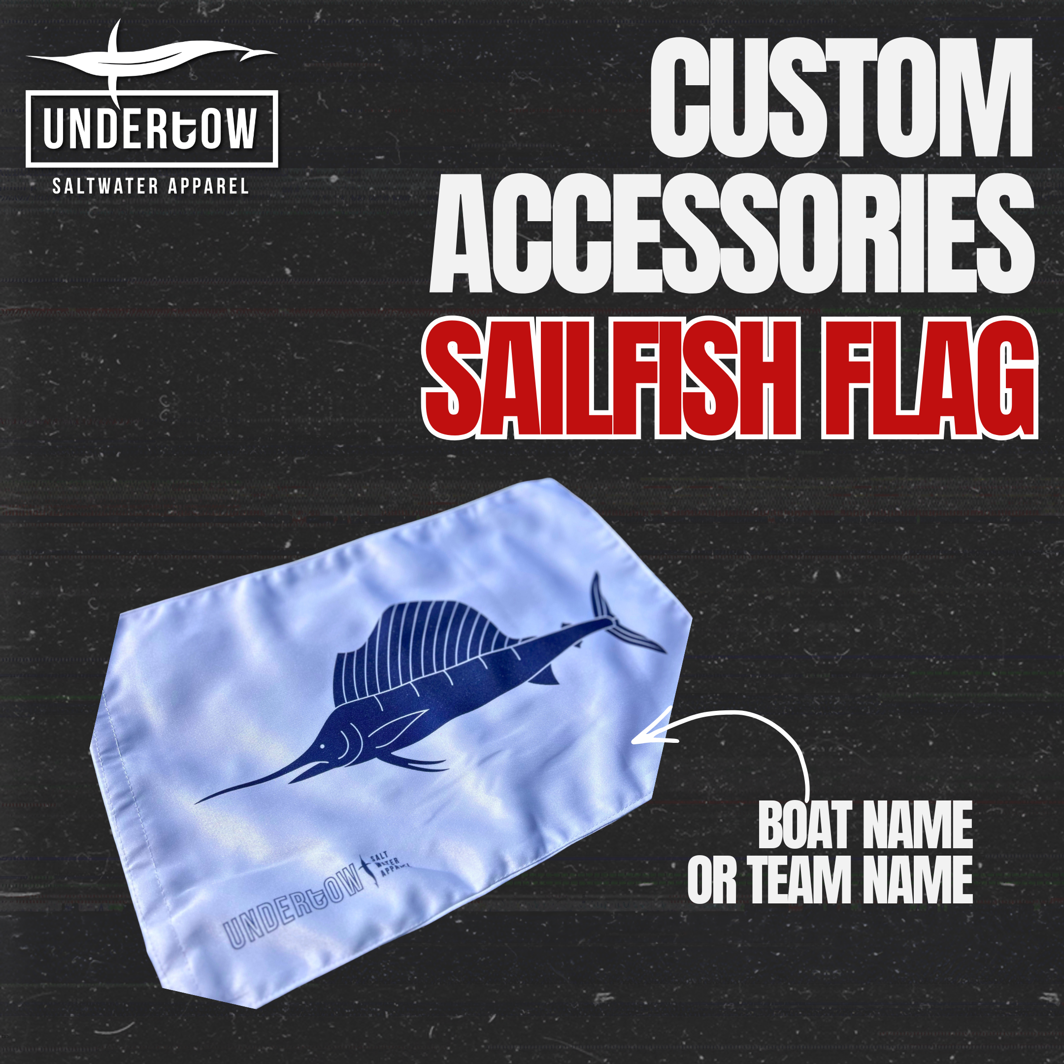 Custom Sailfish Flag