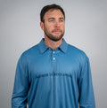 Undertow Ocean Blue Collared Fishing Shirt