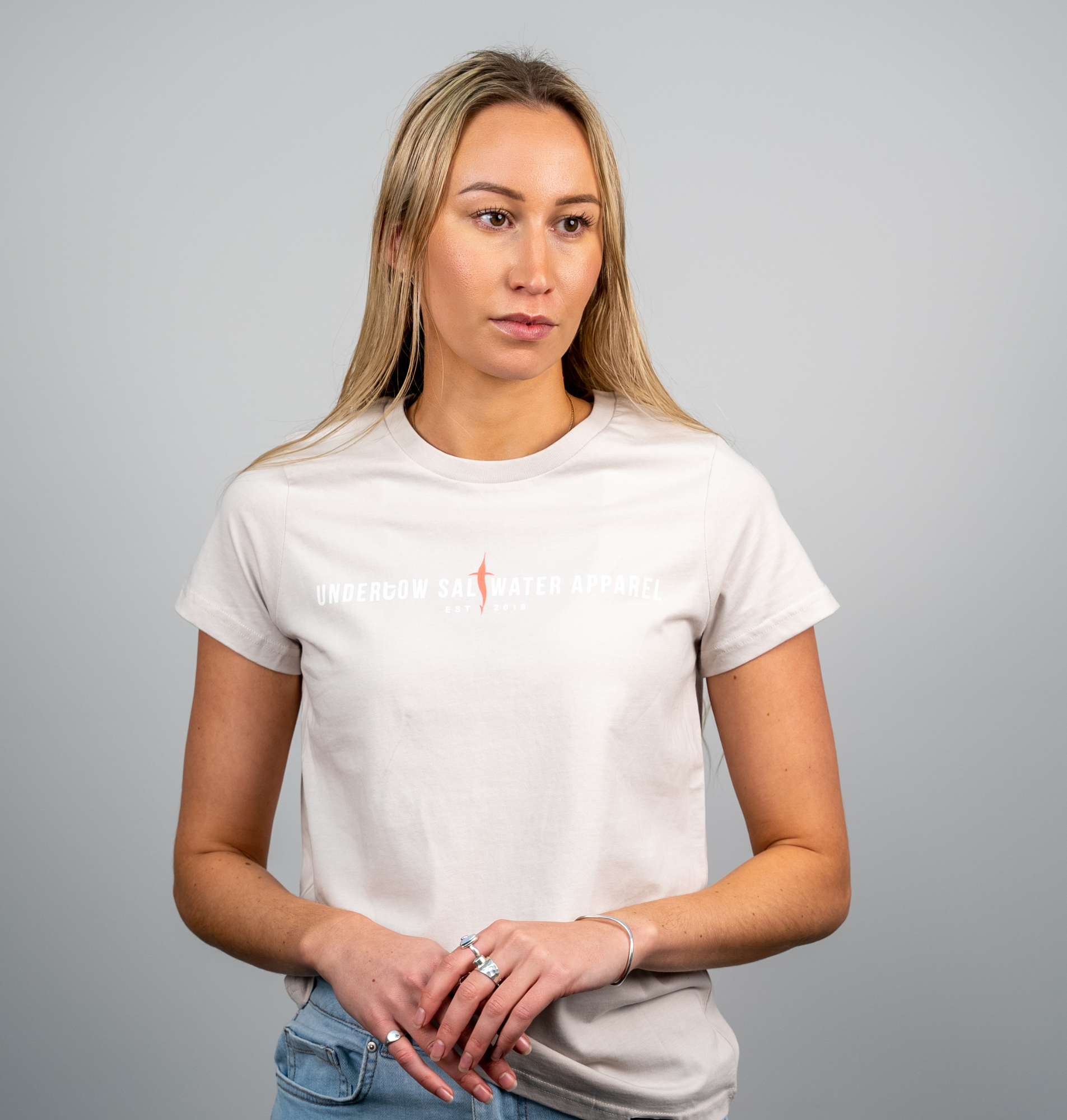 Undertow Pink Marlin Straight Tee