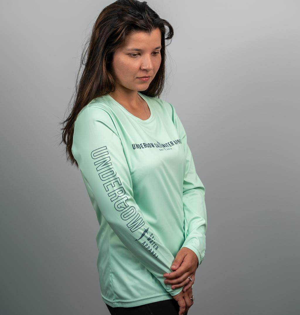 Undertow Cool Mint UV Fishing Shirt Womens