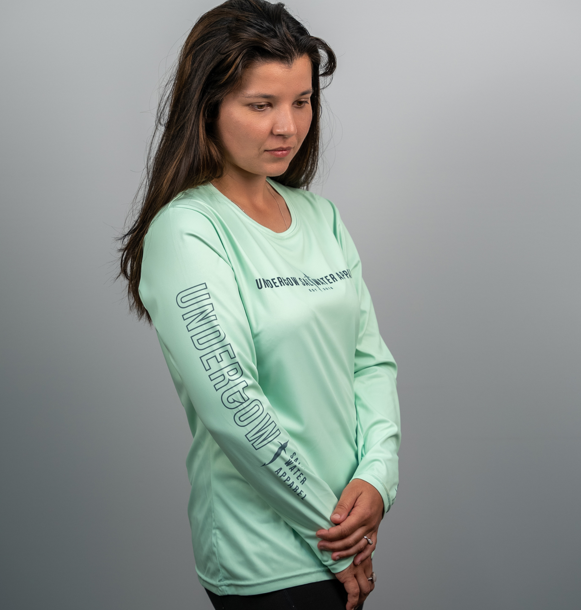Undertow Cool Mint UV Fishing Shirt Womens