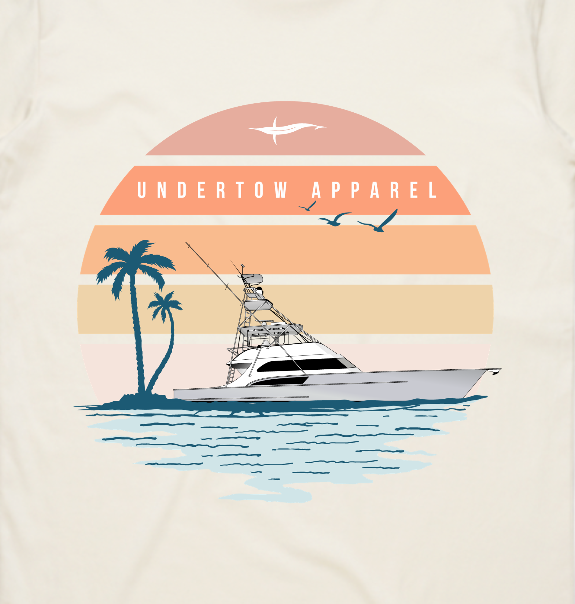 Undertow Sunset Traveler Tee