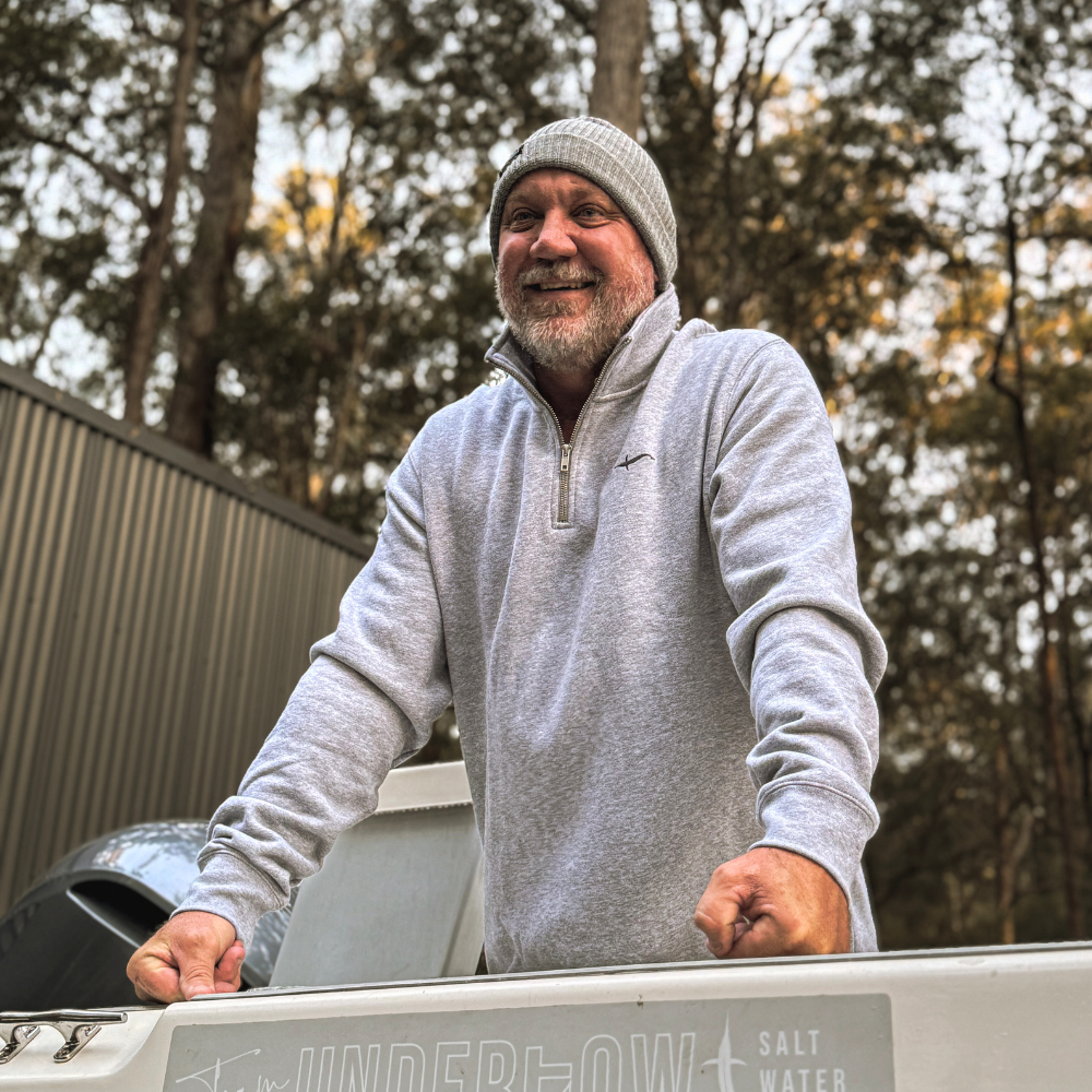 Undertow Mens Half Zip Crew